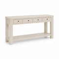 Konsolentisch rechteckig 150x40x85 cm Holz Elfenbein