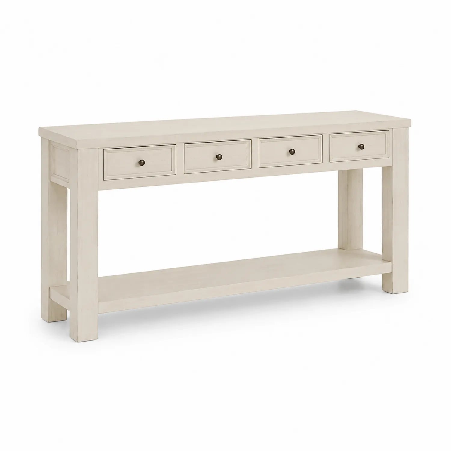 Konsolentisch rechteckig 150x40x85 cm Holz Elfenbein