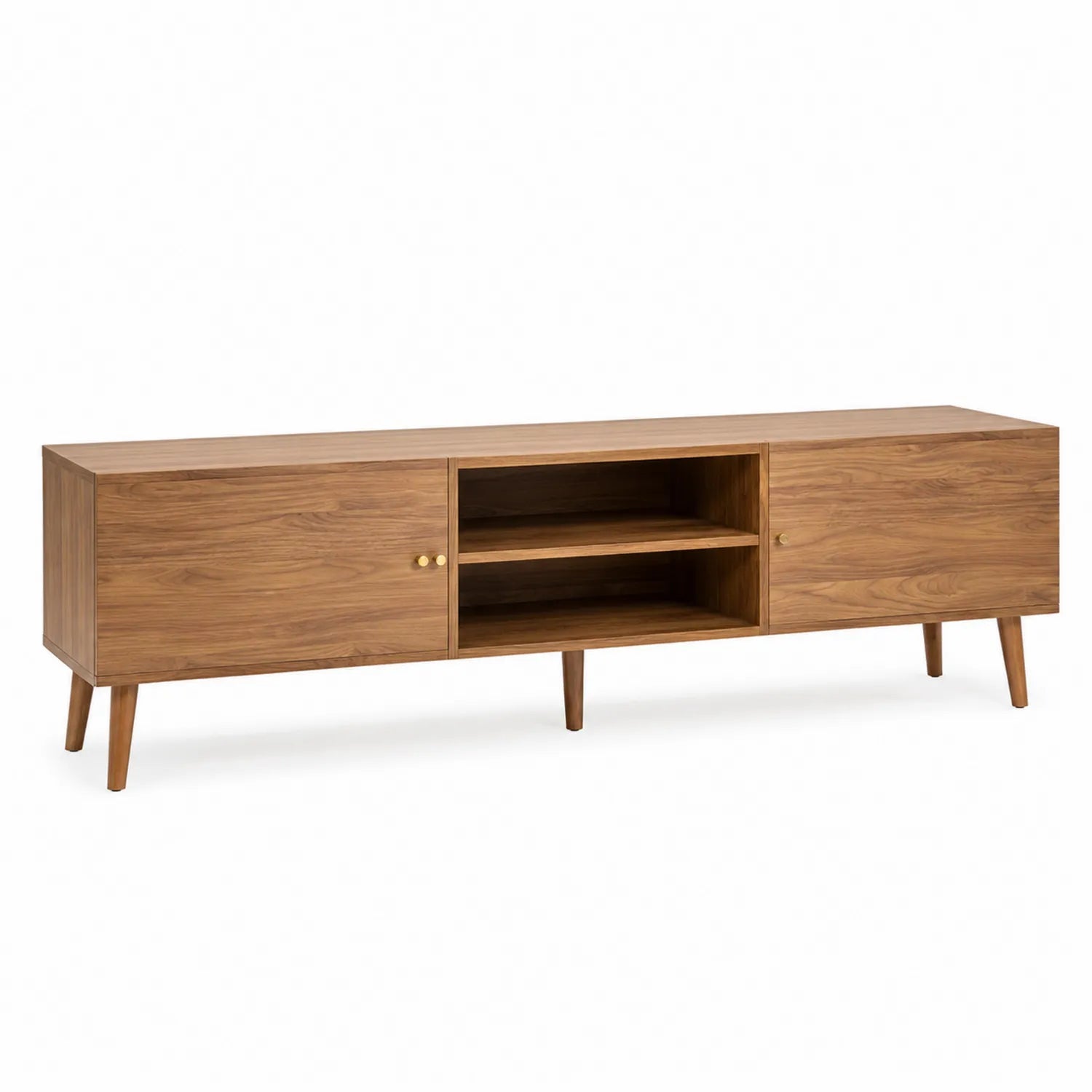 TV-Bank Walnussholz 180x40x50cm