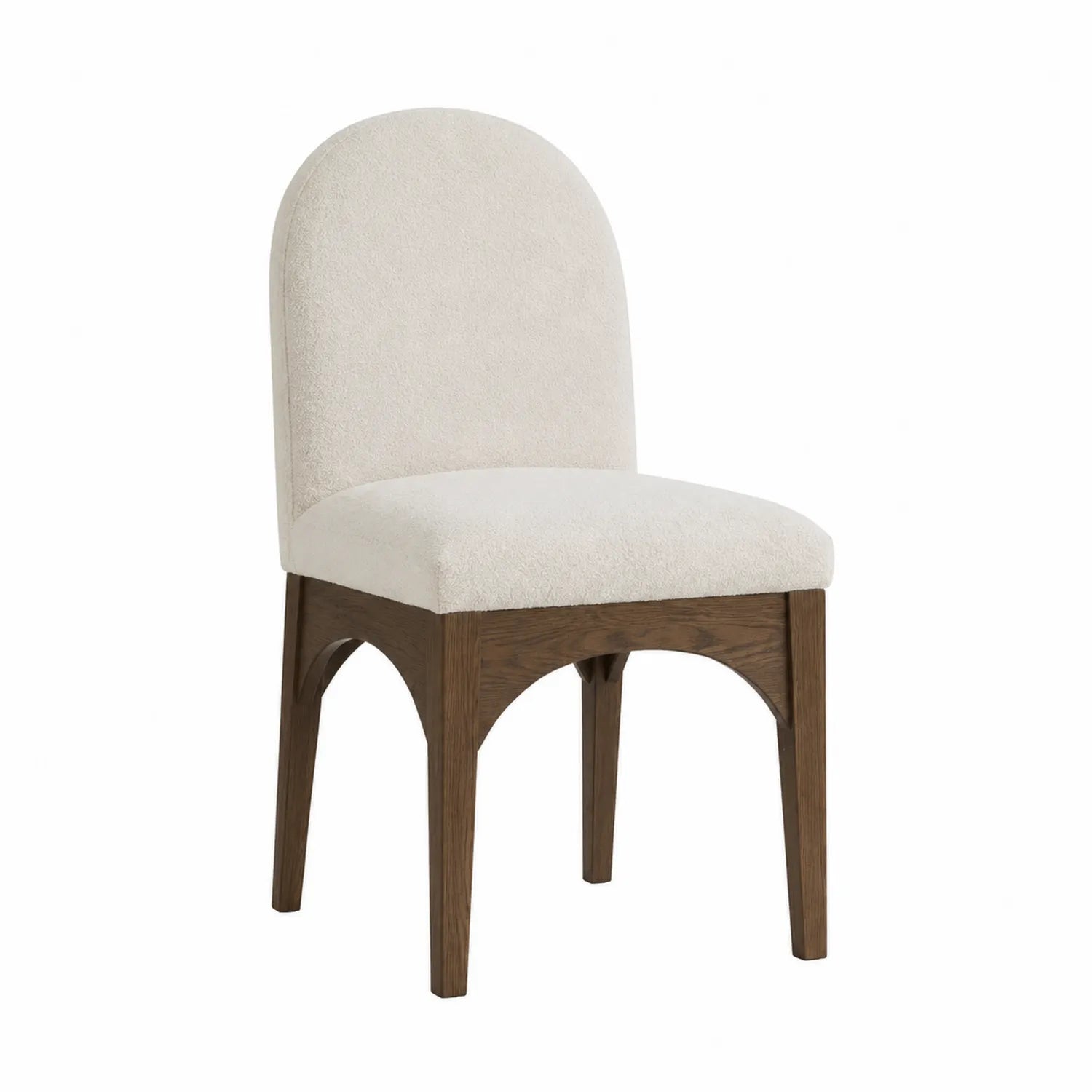 Esszimmerstuhl mit Buchenholzgestell und Polyesterpolsterung, Beige