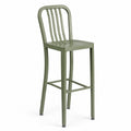 Metall Barhocker Aluminium Olive 105cm