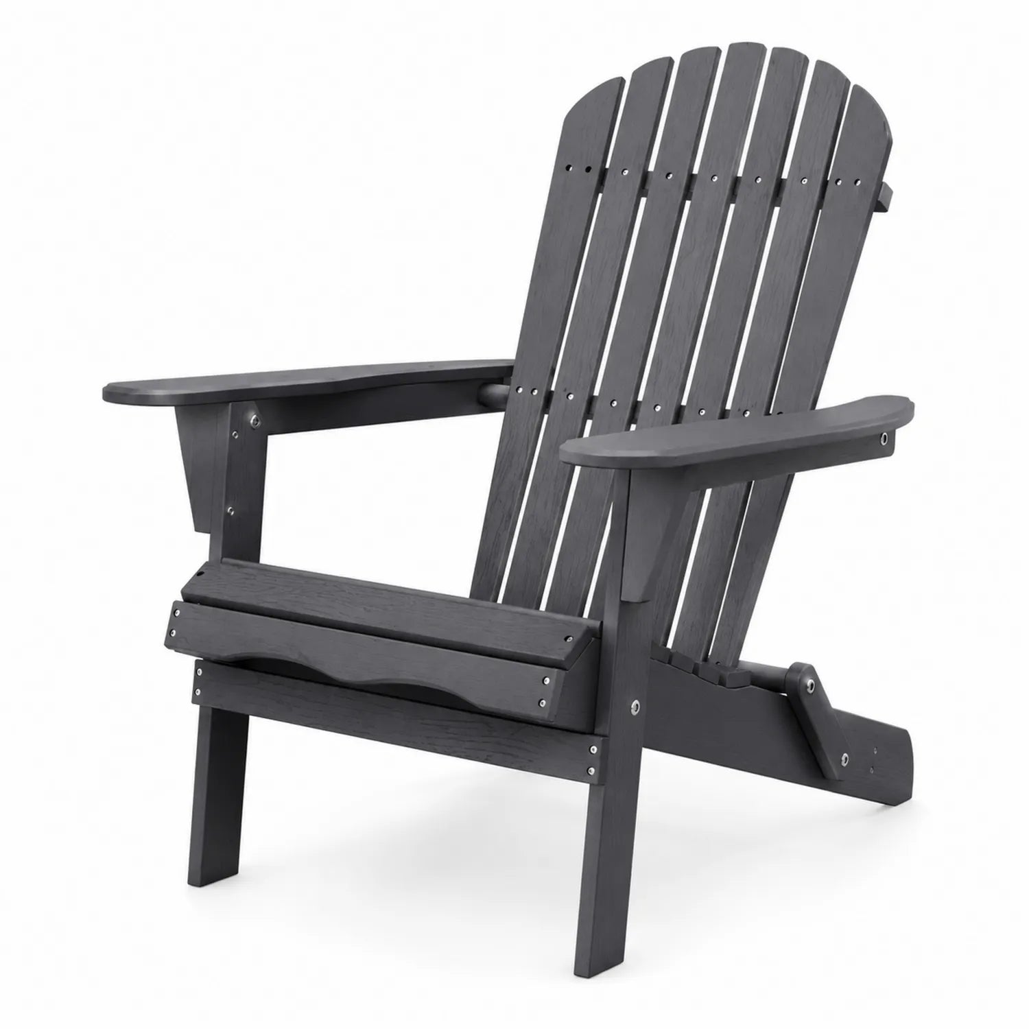 Adirondack Stuhl Polywood Dunkelgrau