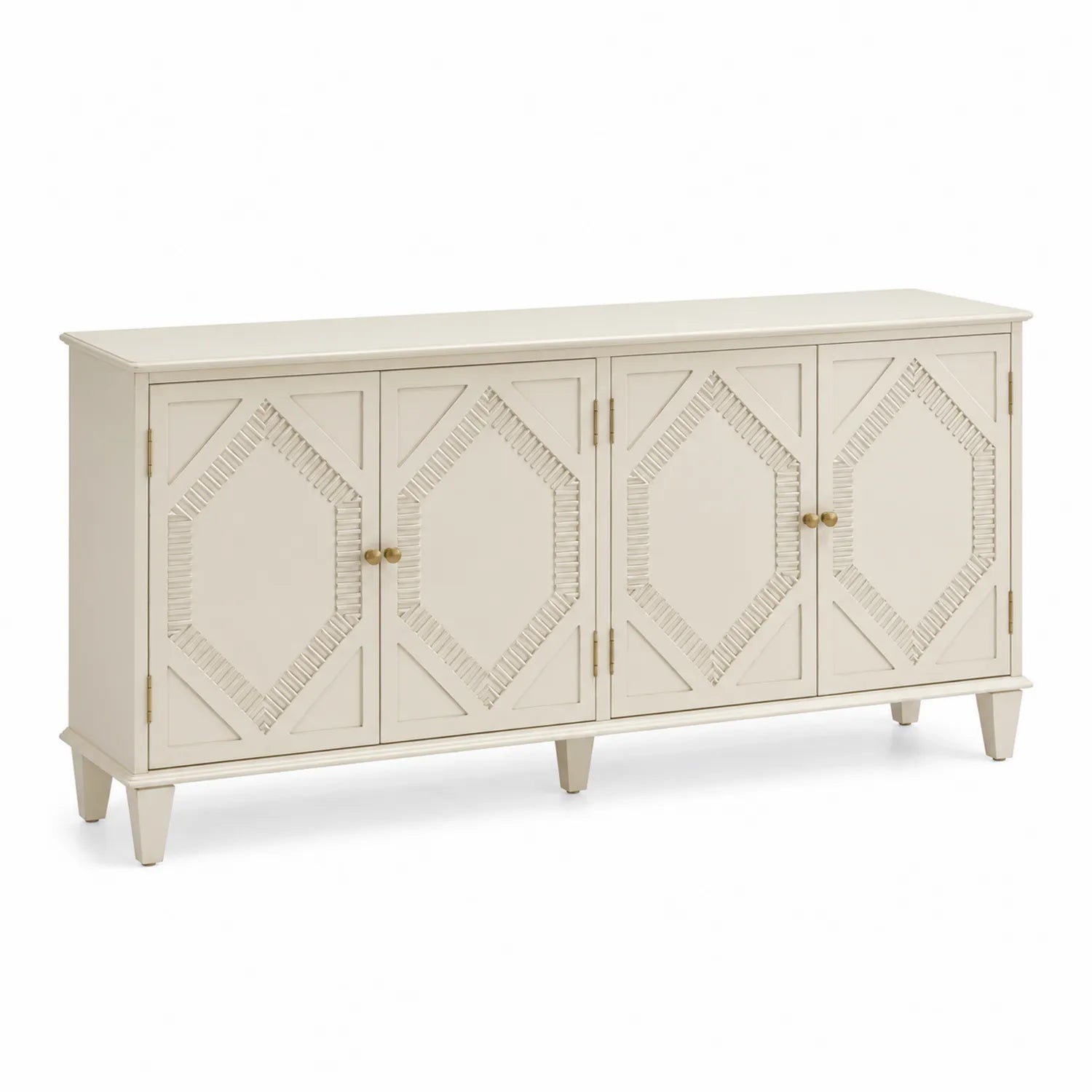 Sideboard Rechteckig 180x40x80 cm MDF Weiß