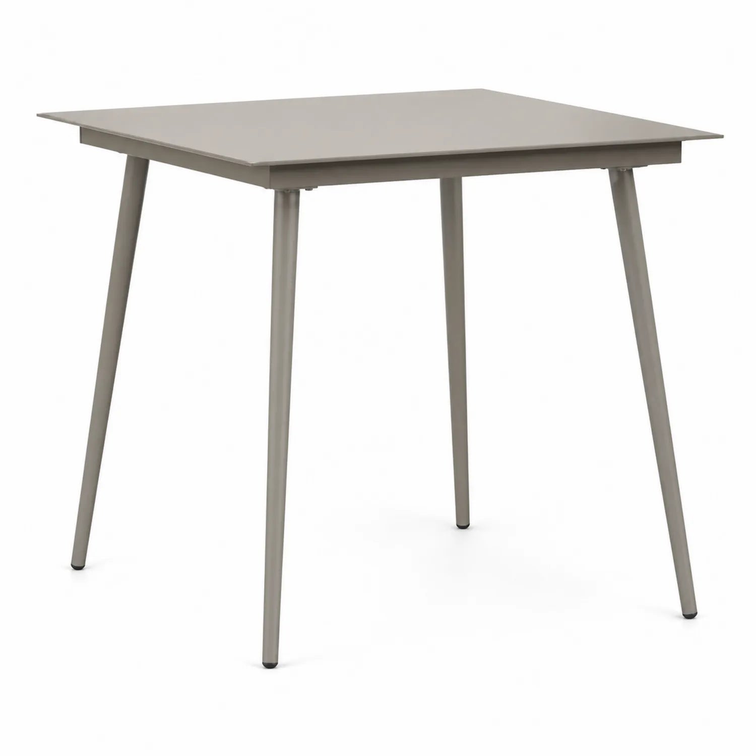 Metall-Esstisch 80x80x75 cm Grau