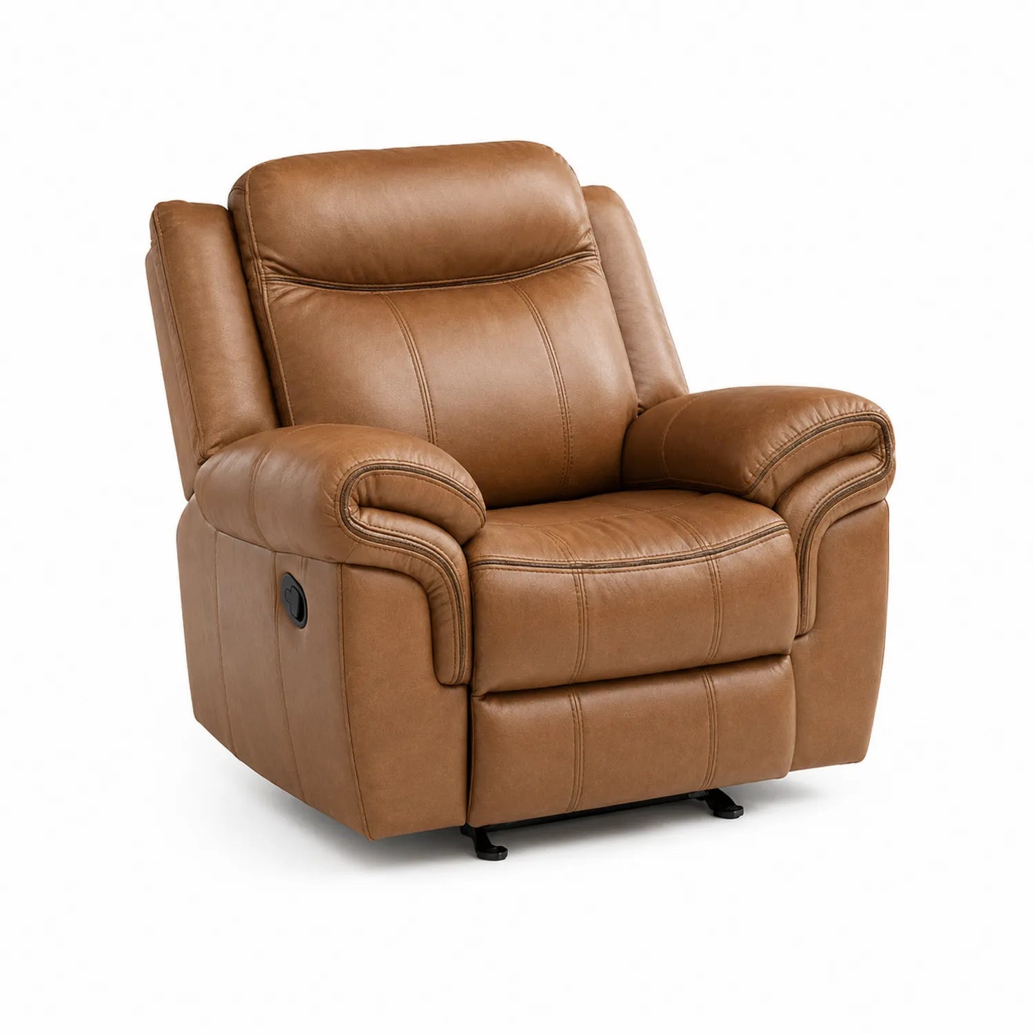 Relaxsessel Liegesessel Leder Braun 105x95x100cm