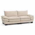 3-Sitzer Sofa aus Cord Beige
