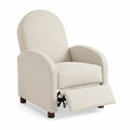 Sessel Relaxsessel Leinen Beige mit Holzbeinen