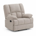 Liegesessel aus Polyestergewebe mit Metallrahmen in Beige