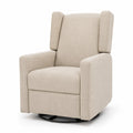 Drehbarer Polstersessel Massivholzrahmen Beige
