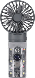 Zerodis Mobiler 2-in-1 Gebläseventilator mit 5000mAh Akku für Tastaturreinigung & Outdoor-Kühlung