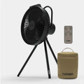 Claymore V1040 Lüfter - Leistungsstarker Tragbarer Ventilator mit 10.400mAh Akku, Leise & Vielseitig Schwarz
