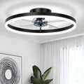 Moderner LED-Deckenventilator mit Fernbedienung, dimmbares Licht für Wohnzimmer, Schlafzimmer und Küche