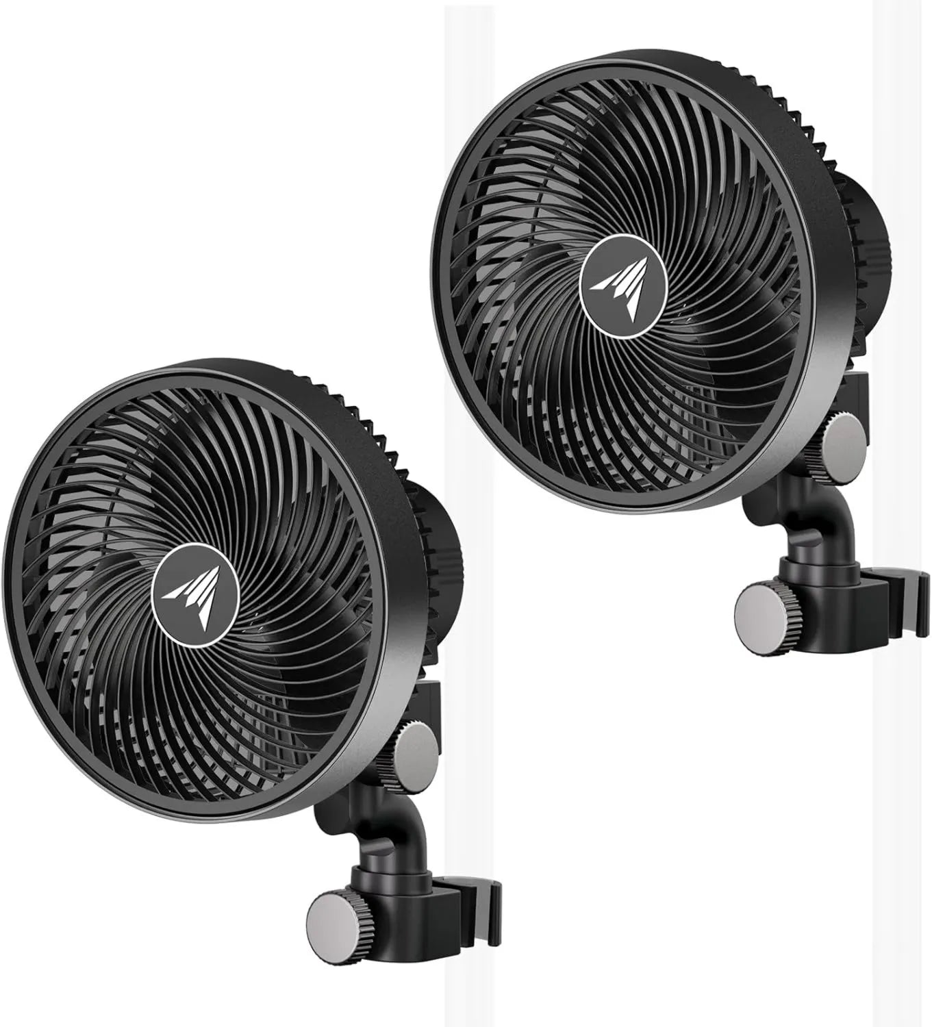 AC Infinity CLOUDRAY S6 - 150mm Clip-Ventilator für Grow Zelte im 2er-Pack, energieeffizienter EC-Motor, 10 Geschwindigkeits- und Oszillationsstufen, ideal für Innenbelüftung