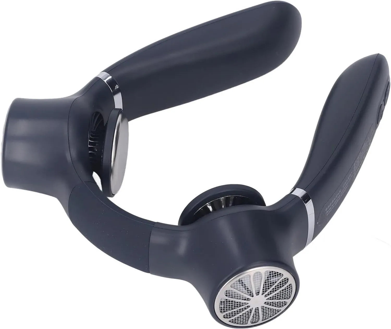 Tragbarer Nackenventilator, Freihändig und Verstellbar, Wiederaufladbar, Ideal für Outdoor, Sport und Reisen, Blau