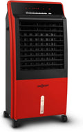 OneConcept CTR-1: Tragbare Klimaanlage und Luftbefeuchter, Dunkelrot