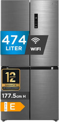 Midea Multi-Door Kühlschrank 474L - Total NoFrost, Smart Cooling & ConvertZone