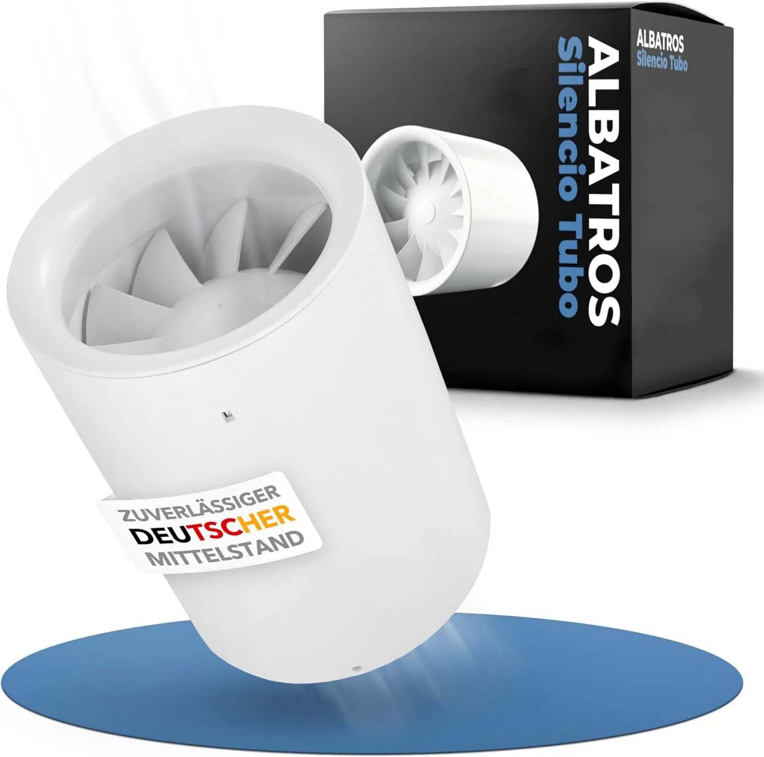 Ultraleiser Rohrventilator 100mm für Badezimmer, Küchen und Wohnräume