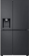 LG GSLE91EVAC Side-by-Side Kühl-Gefrierkombination, 628L, Energieklasse C, Multi-Door mit Eiswasser- und Crushed-Ice-Spender, UVnano-Technologie, Total NoFrost, Smart Inverter Kompressor, WLAN-fähig