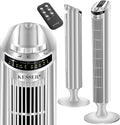 KESSER® 90 cm Turmventilator mit Fernbedienung, 3 Geschwindigkeiten, Timer und Turbo-Funktion