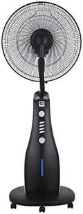 Eleganter Stehventilator mit Nebel- und Kühlfunktion, 80W Schwarz