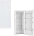 PKM Freistehender Kühlschrank 242L, LED, Wechselbarer Türanschlag, Weiß