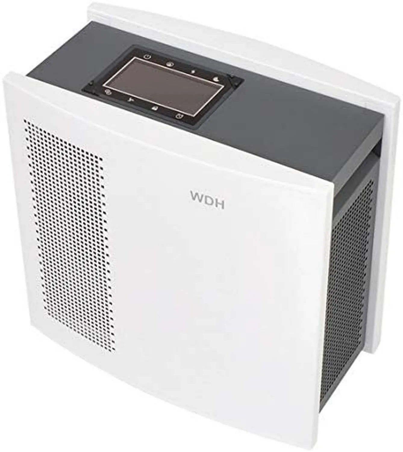 Aktobis Luftreiniger WDH-H3, 150 m³/h Leistung, 4-stufige Filterung mit Ionisator und Luftsensor, robustes Metallgehäuse, Touchscreen und LCD-Anzeige – ideal für Zuhause und Büro
