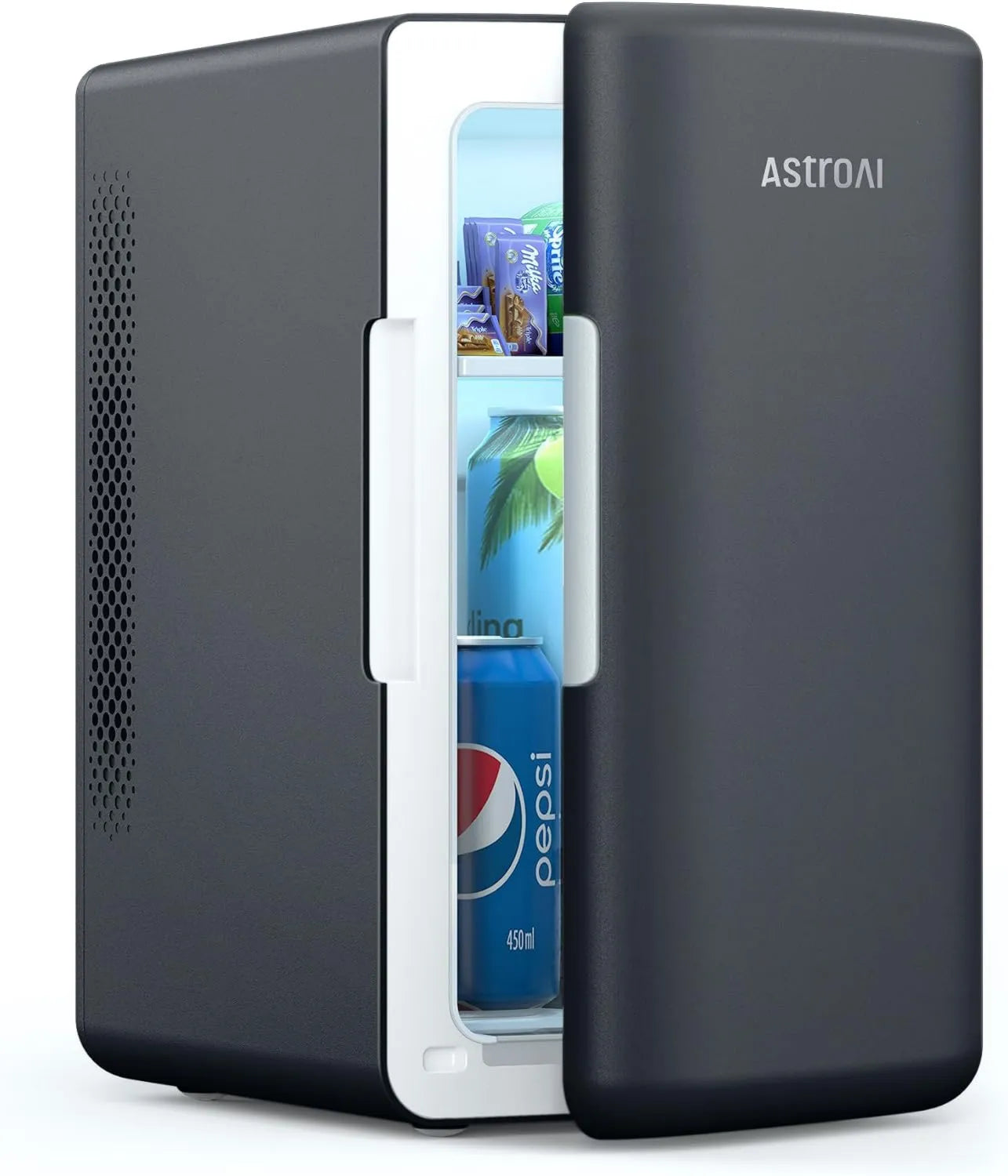 AstroAI 6L Mini Kühlschrank mit Kühl- und Heizfunktion für Auto, Büro und Hautpflege, Schwarz