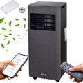 Mobiles Klimagerät 9000 BTU mit WLAN & Abluftschlauch, leise 3-in-1 Funktion: Kühlen, Entfeuchten, Ventilator, inklusive Fensterabdichtung & Fernbedienung, Timer, App-Steuerung
