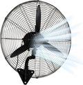 Leistungsstarker oszillierender Wandventilator, wasserdicht für Außenbereich, ideal für Industrie, Gewerbe und Zuhause – 500 mm oder 750 mm
