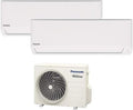 Panasonic Dual-Split Klimaanlage TZ-Serie R32 mit WiFi, 2x 9000 BTU