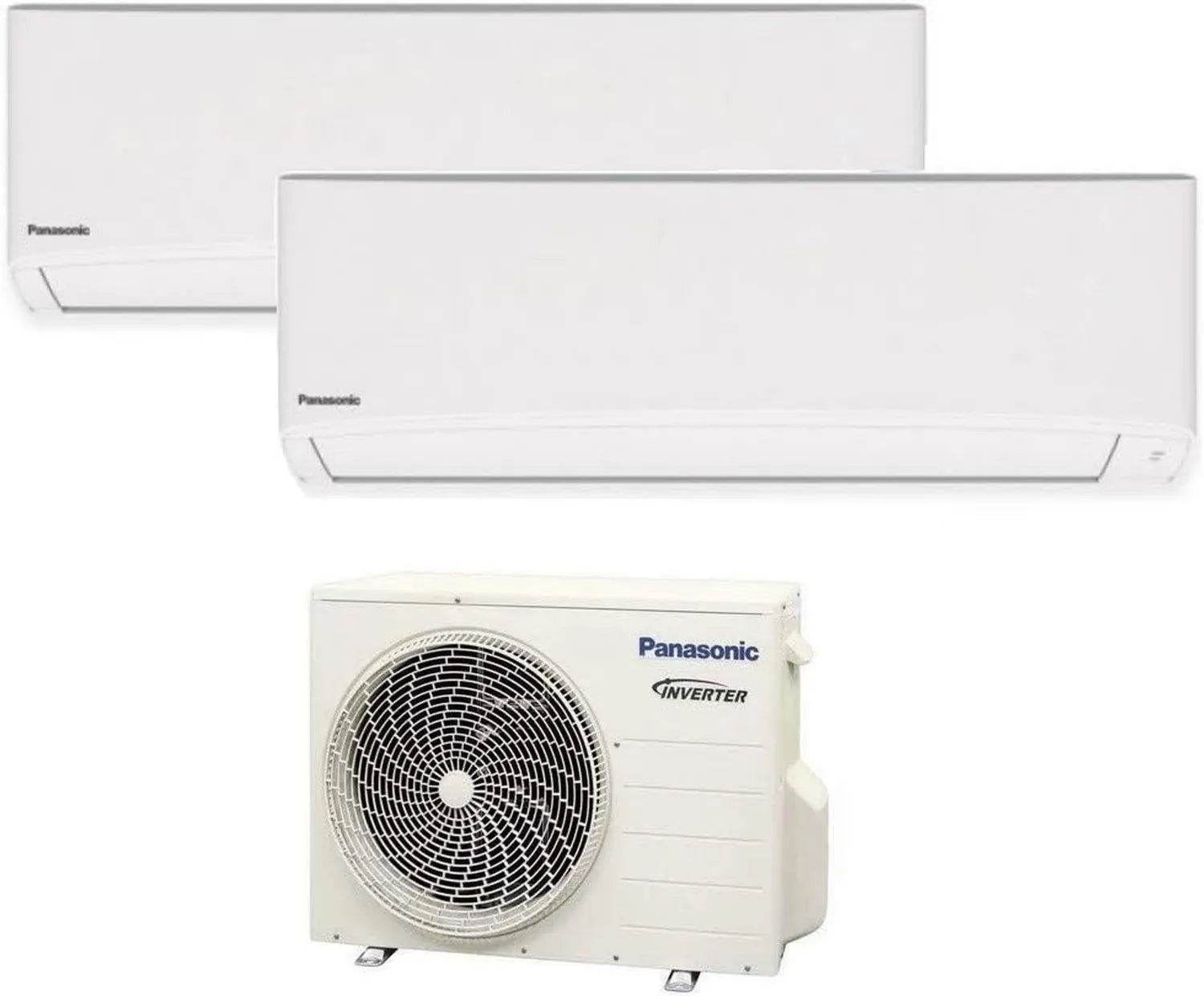 Panasonic Dual-Split Klimaanlage TZ-Serie R32 mit WiFi, 2x 9000 BTU