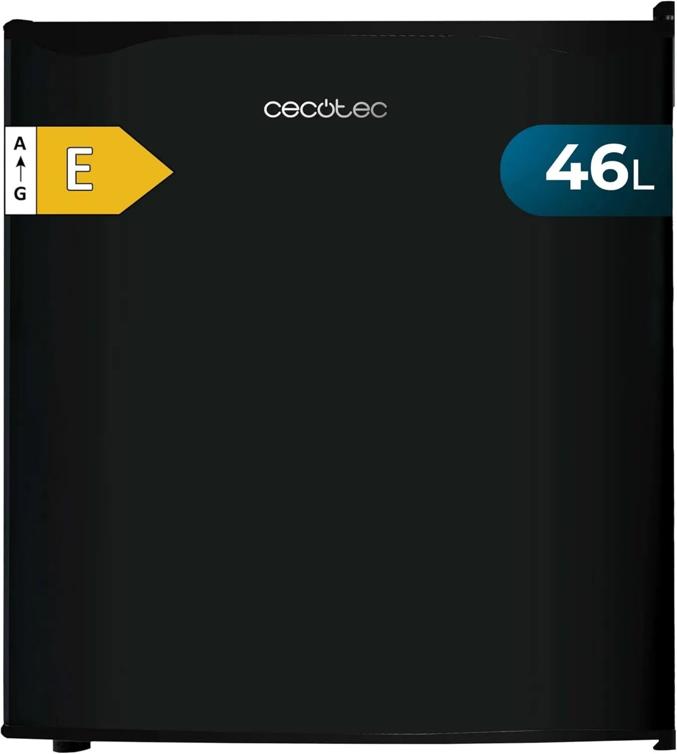 Cecotec Mini-Kühlschrank 46L - leise und energiesparend, umkehrbare Tür, kompakt