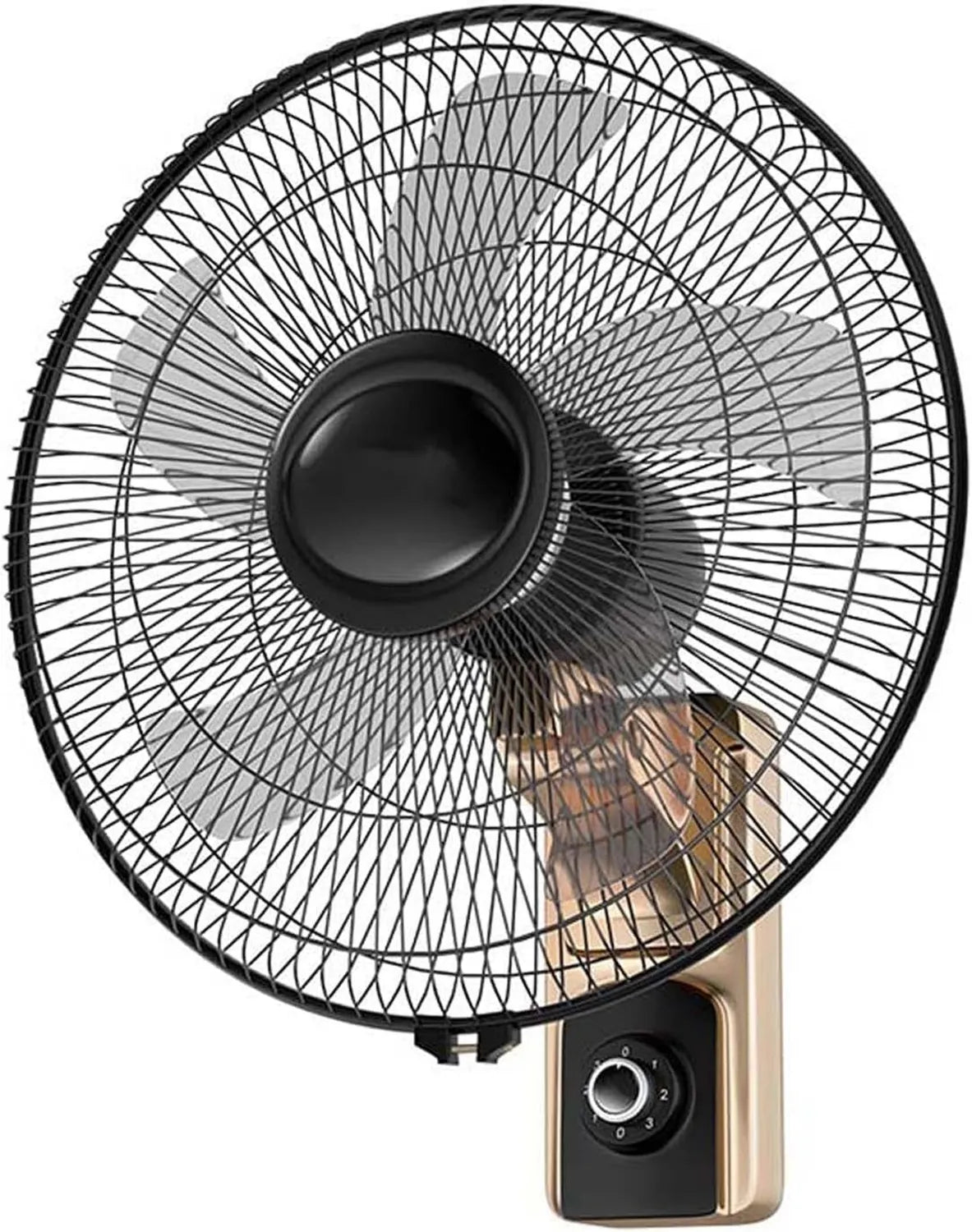 Industrieller Wandventilator aus Metall mit Oszillation
