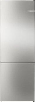 Bosch Kühlschrank-Gefrierkombination 203 cm, Serie 4, Total No Frost, VitaFresh XXL, leise, AntiFingerprint Edelstahl