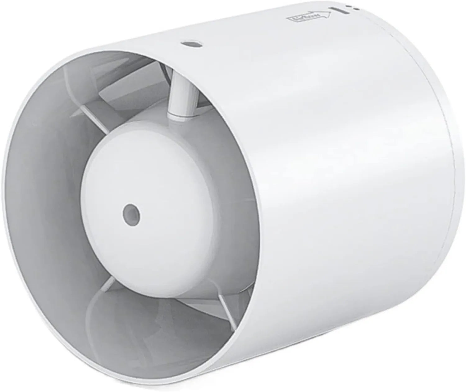 Hocheffizienter 4-Zoll-Kanalventilator mit Rückschlagventil für Badezimmerbelüftung