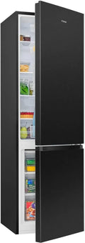 Bomann Kühlschrank mit Gefrierfach, 176cm, Energieeffizienz C, LowFrost-Technologie, Leise, Türanschlag wechselbar, 5 Jahre Garantie, Modell KG 7369, Schwarz