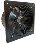Leistungsstarker 120W Axiallüfter, 2650 m³/h Abluft für Küche und Industrie, 300mm Metallventilator zur Wand- oder Deckenmontage, ideal für Badezimmer (Plattengröße: 350 x 350mm)