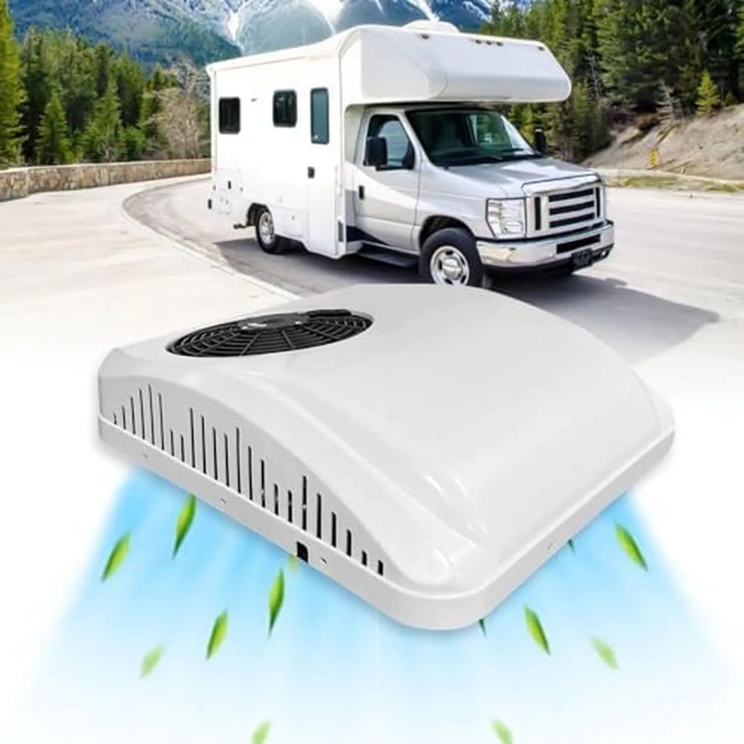 Wohnmobil Klimaanlage mit Heiz- und Kühlfunktion, 8800 BTU, 12V/24V, geeignet für LKW und Boot