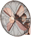 Retro-Wandventilator im antiken Stil, oszillierend, 14/18 Zoll, ideal für Industrieumgebungen