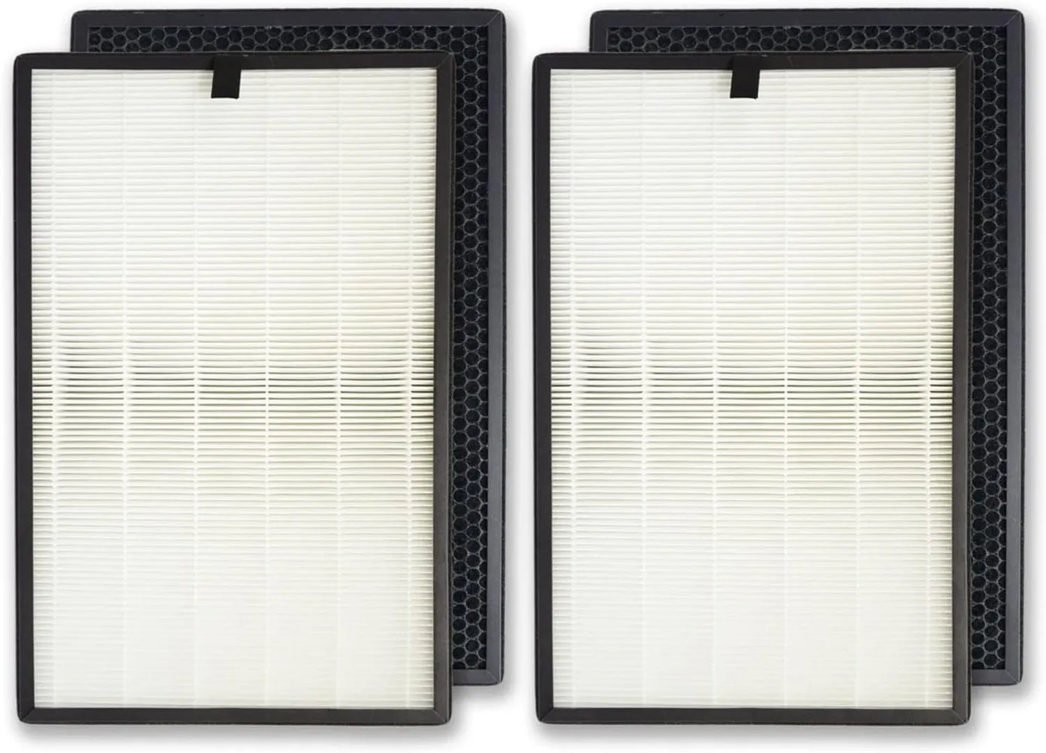 PUREBURG Ersatzfilter H13 HEPA für Iris USA WOOZOO APF-45, 3-stufig