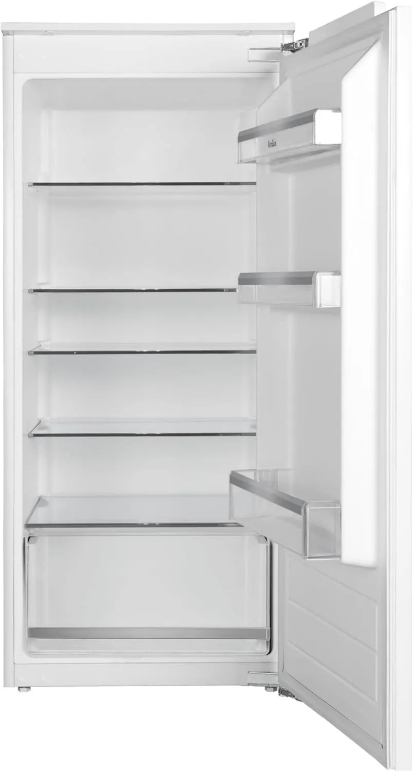 Amica Einbaukühlschrank mit Schlepptürtechnik, LED, Inverter-Motor, 122 cm Nische