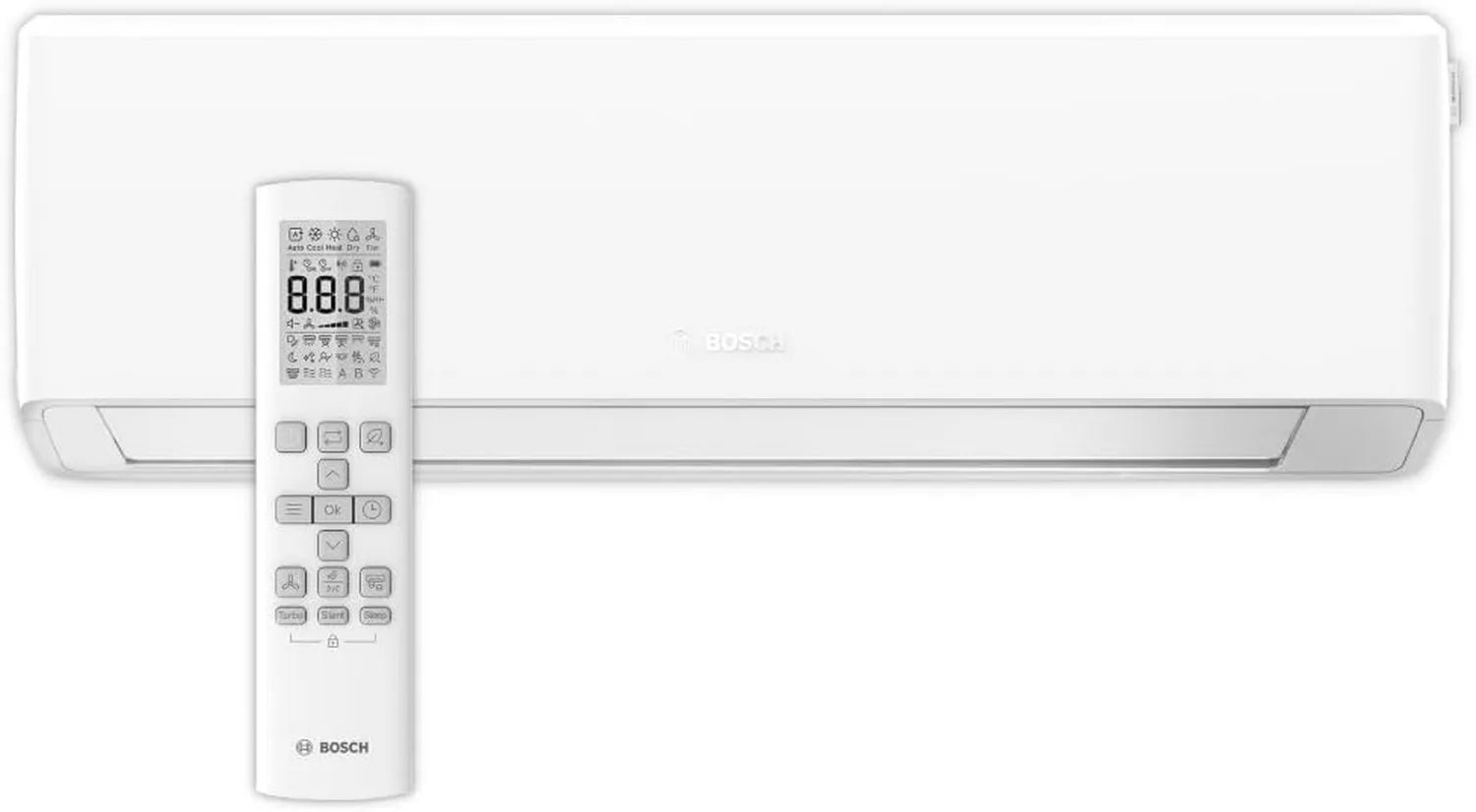 BOSCH Wand-Klimaanlage CL7000iU W 35 E, 3,4 kW, Weiß, Energieeffizient
