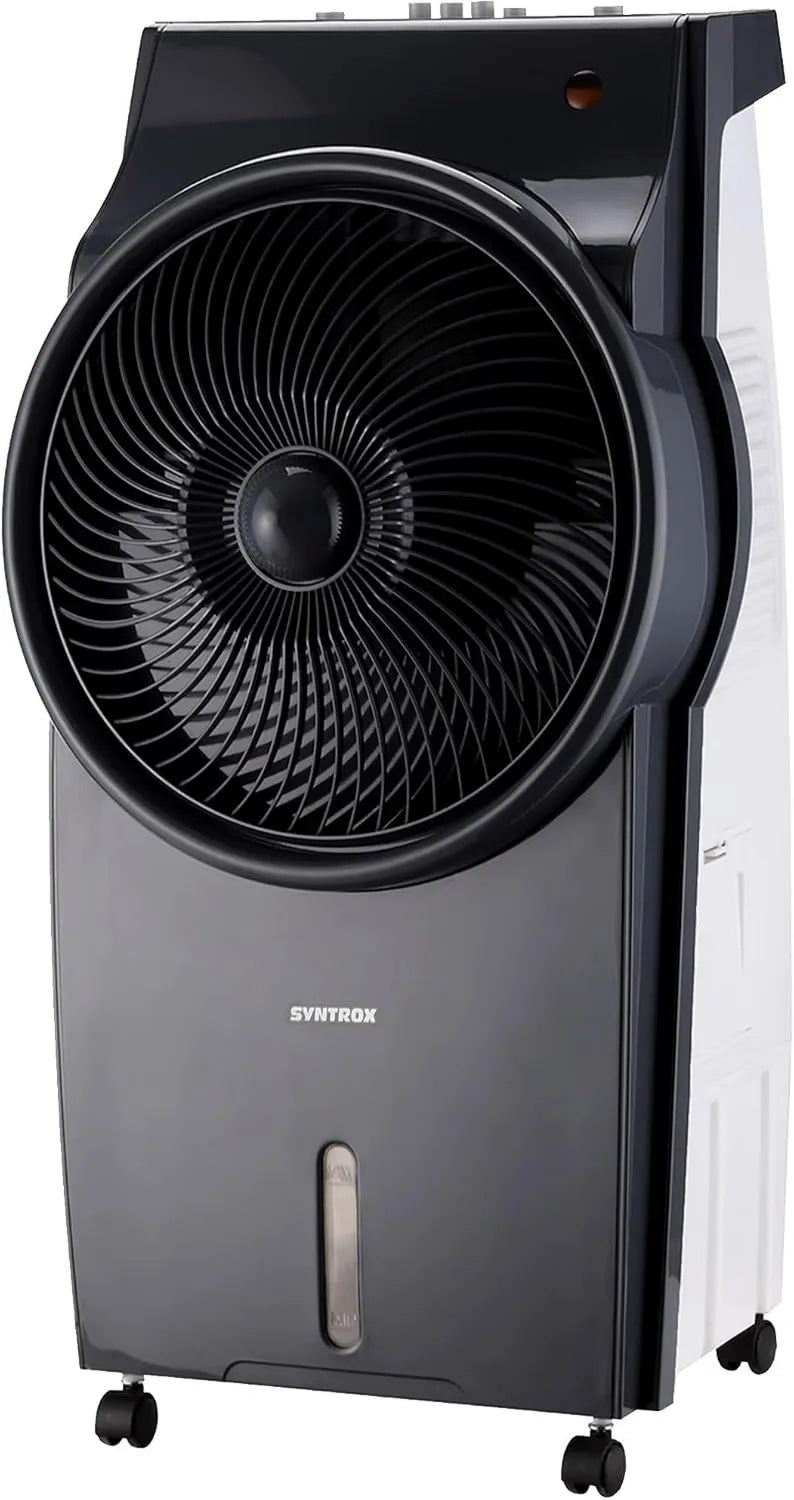 Syntrox Verdunstungskühler mit Ventilator und Schwenkfunktion, Luftbefeuchter und Lufterfrischer