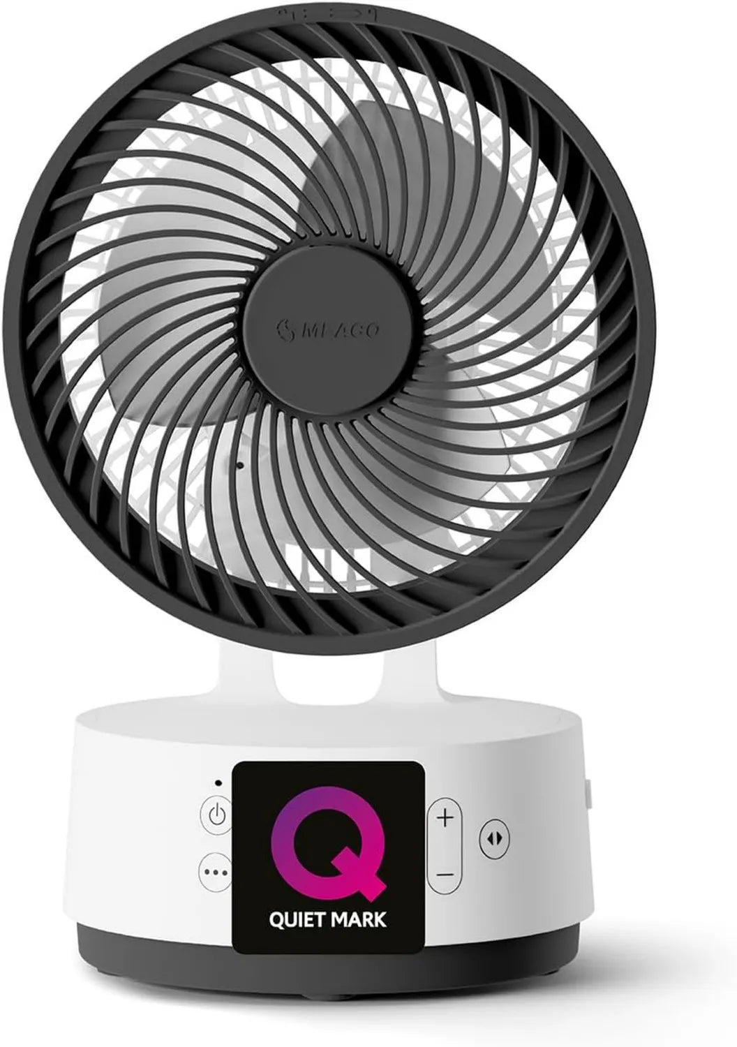 Meaco Sefte 6 Tischventilator, 21 cm, austauschbarer Akku, leiser Betrieb ab 22 dB, energieeffizient 1-18 W, bis zu 26 Std. Laufzeit, Nacht- und Eco-Modus, Fernbedienung, 3 Jahre Garantie