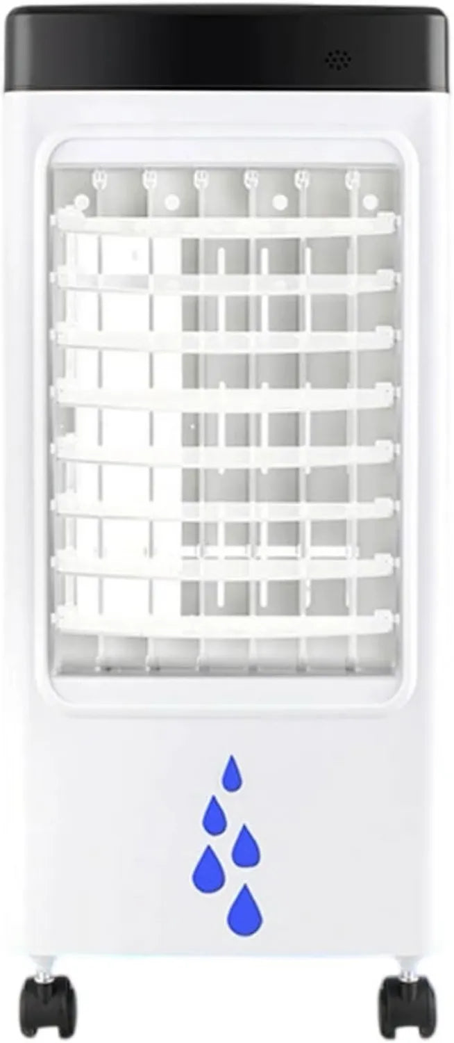 Mobiles Klimagerät mit Luftbefeuchter und Ventilator, 6L Wassertank, 3 Stufen, inklusive Eiskristalle
