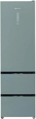 Bauknecht Kühl-Gefrierkombination 351L, NoFrost, FreshShield, Edelstahl, 203,5cm