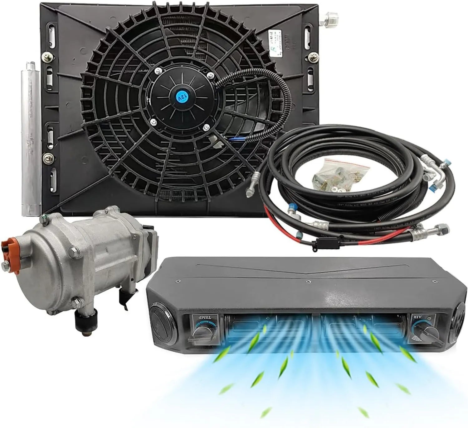 Gouku 12V Elektrische Klimaanlage für Wohnmobil und Auto - 10000 BTU