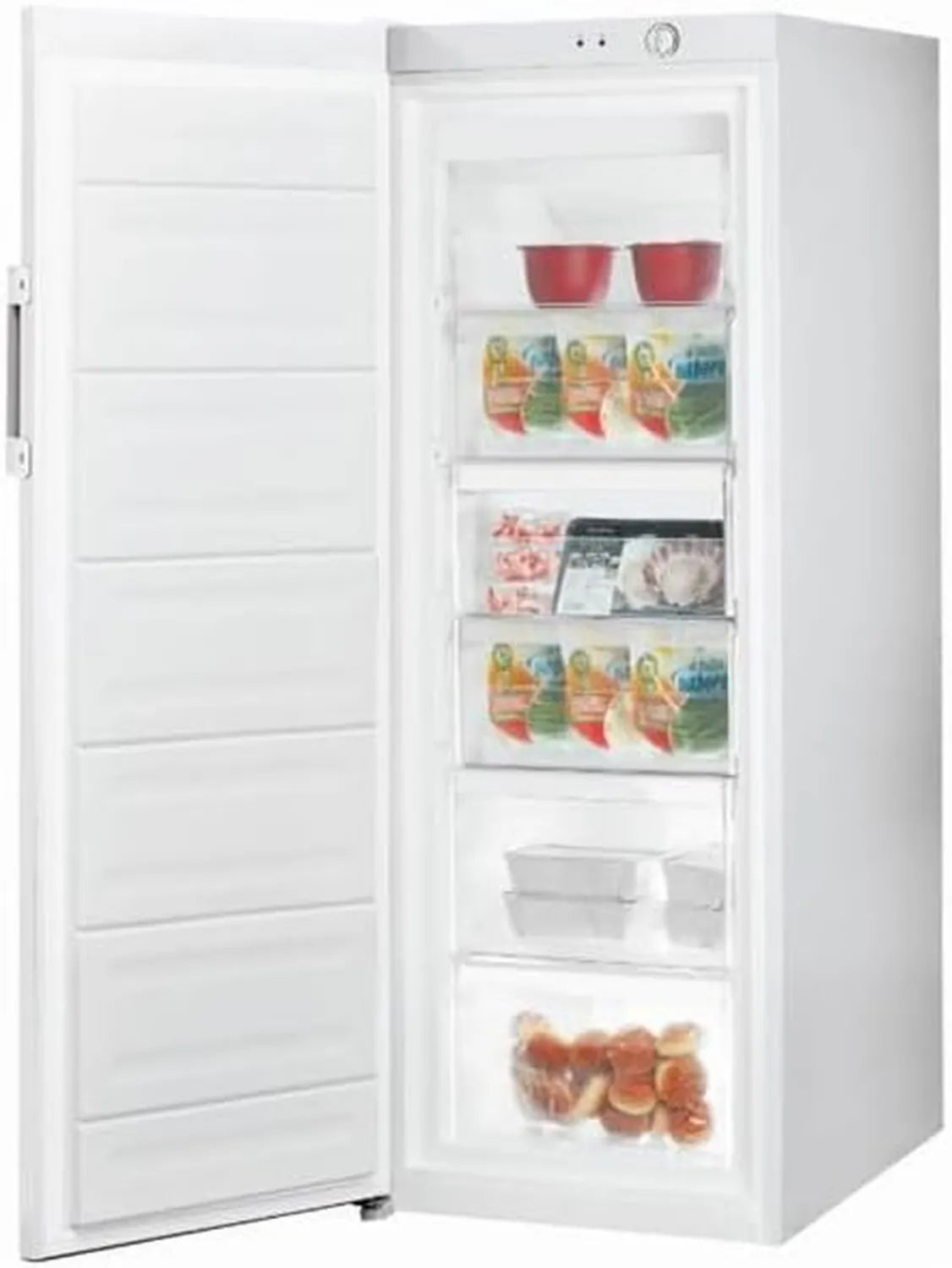 INDESIT Stand-Gefrierschrank mit No-Frost-Technologie, UI62WFR, weiß