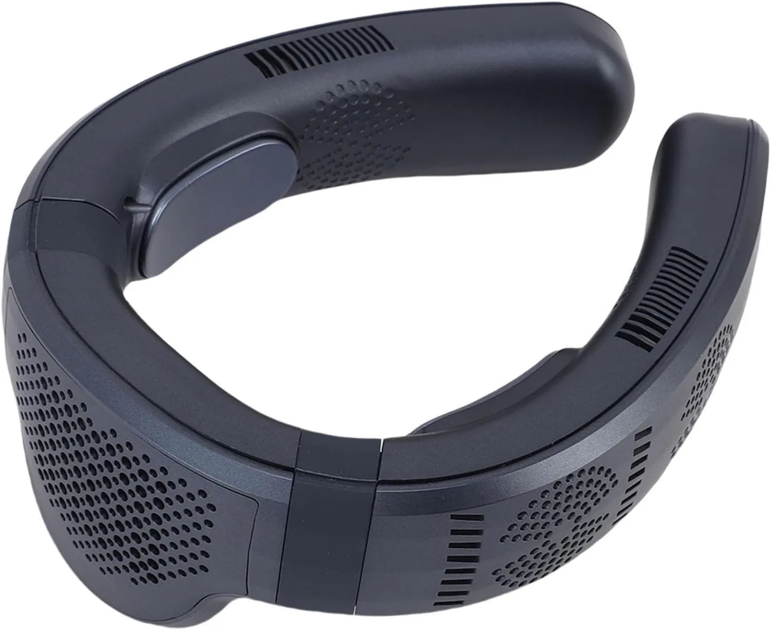 SIXRUN Tragbarer Nackenventilator mit Halbleitertechnologie, 3 leise Geschwindigkeiten für Outdoor-Aktivitäten, in Marineblau