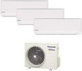 PANASONIC Multi-Split Klimaanlage R32 mit WLAN, 3x 7000 BTU